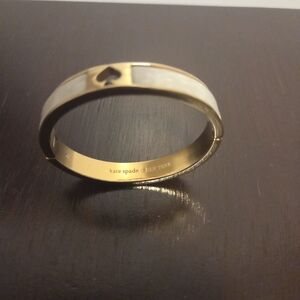 Kate Spade Gold and Cream Bangle